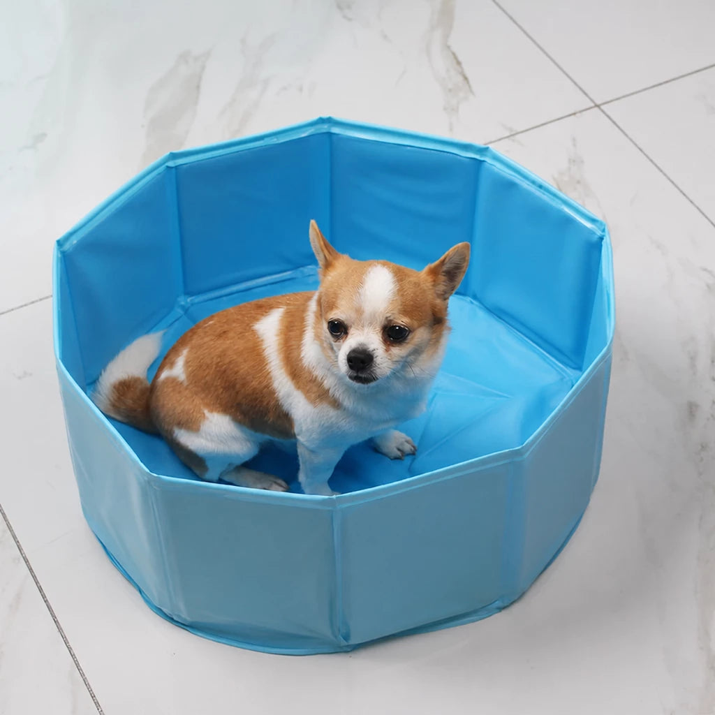 Foldable Pet Bath Tub for Cats & Dogs
