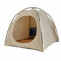 Portable Enclosed Pet Tent Bed with Ventilated Design
