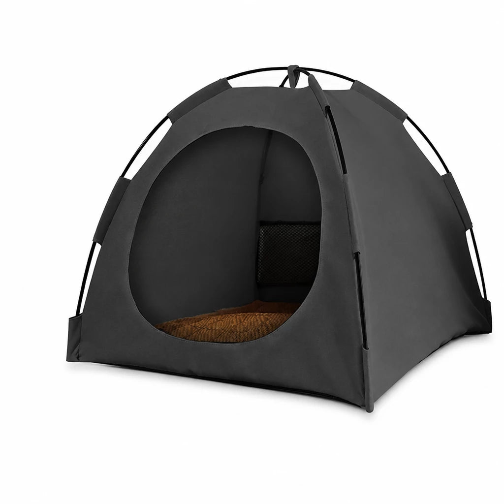 Portable Enclosed Pet Tent Bed with Ventilated Design
