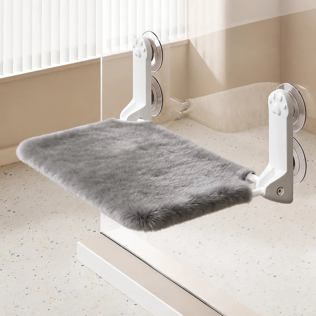 Window-Mounted Cat Hammock Bed with Suction Cups