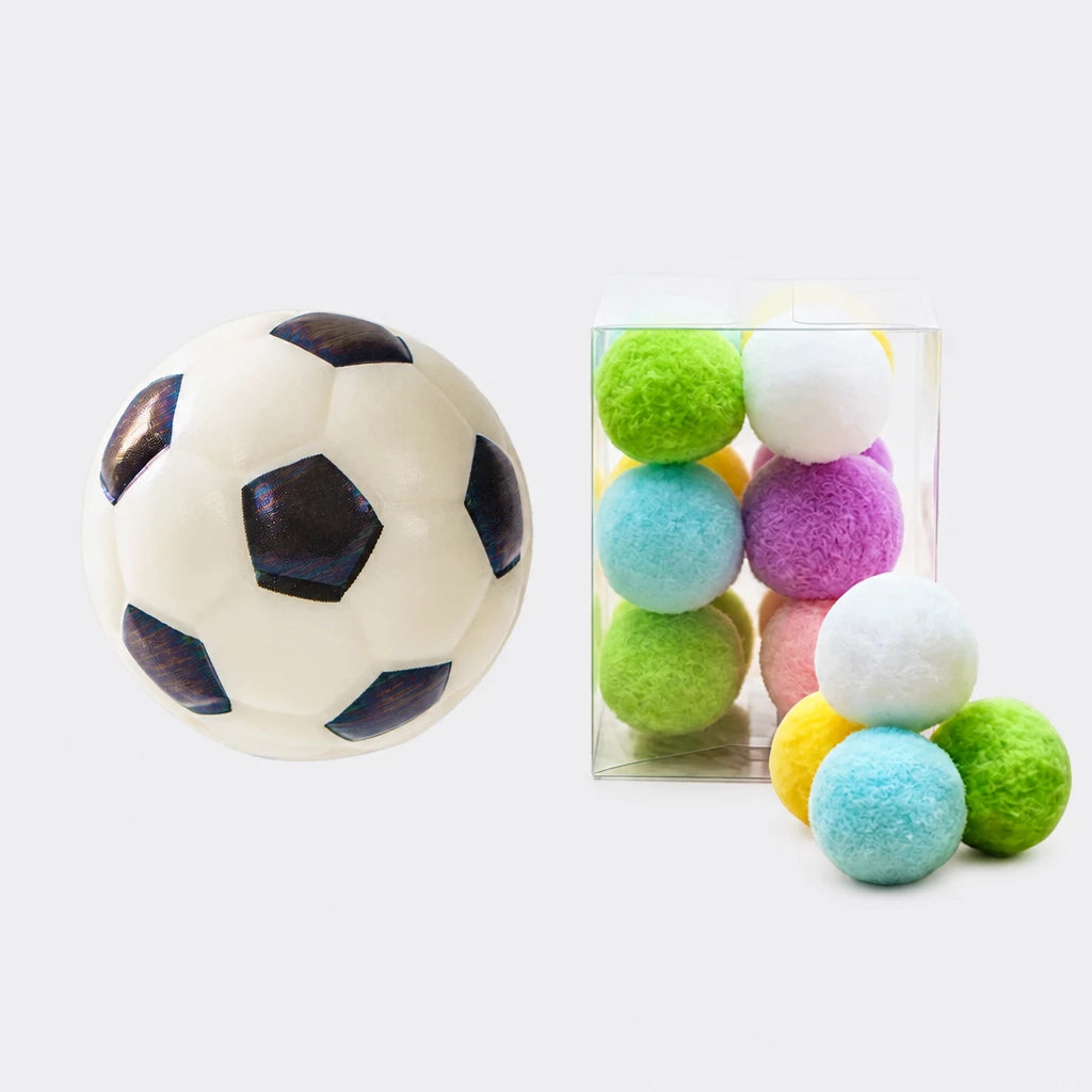 Cat Sports Ball Toys with Teaser Wand