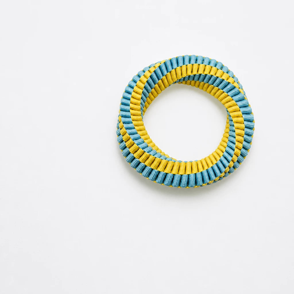 Knotted Nylon Dog Rope Tug Toy for Interactive Play