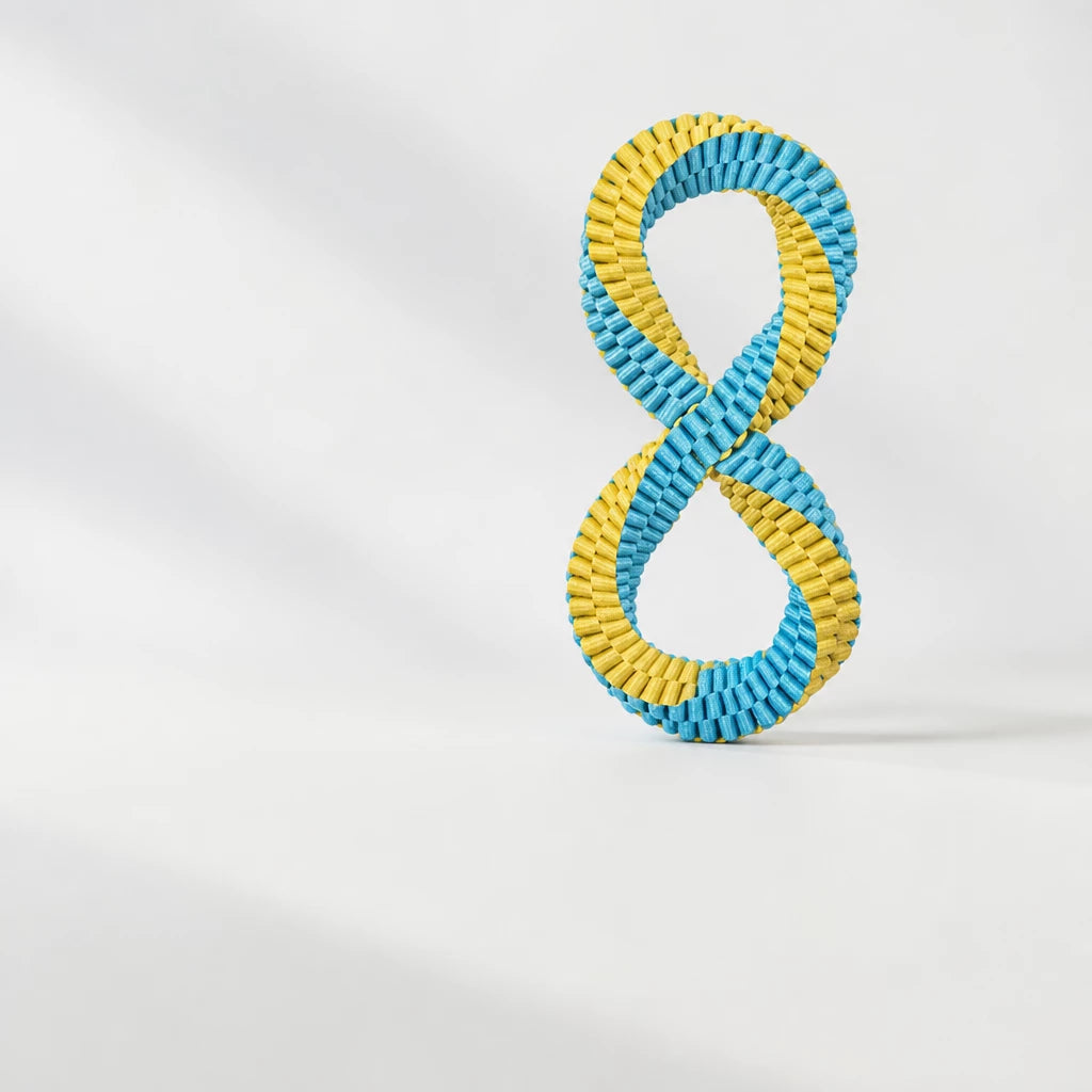Knotted Nylon Dog Rope Tug Toy for Interactive Play