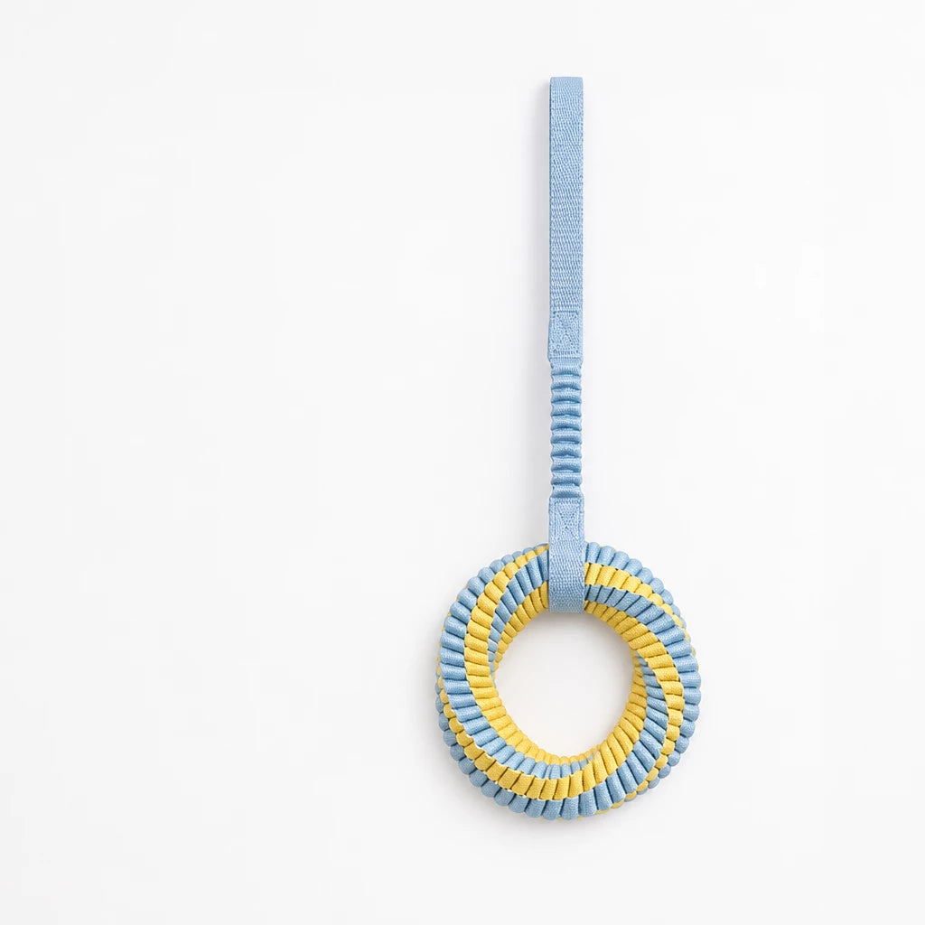 Knotted Nylon Dog Rope Tug Toy for Interactive Play