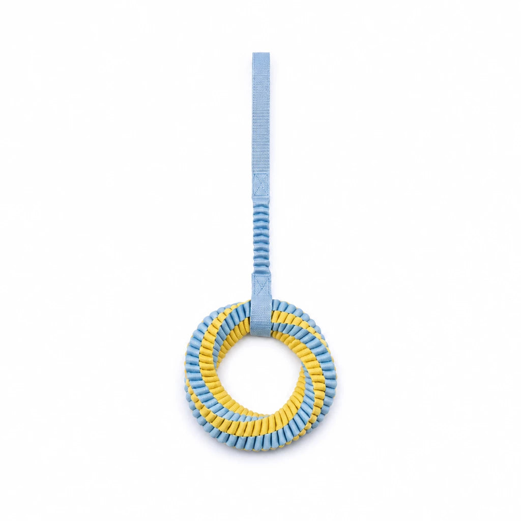 Knotted Nylon Dog Rope Tug Toy for Interactive Play