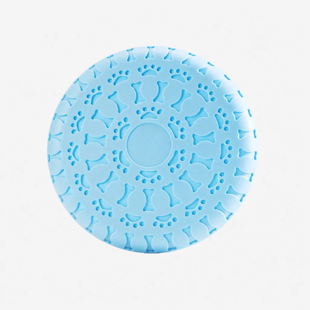 Soft Resin Dog Frisbee for Outdoor Fetch and Training