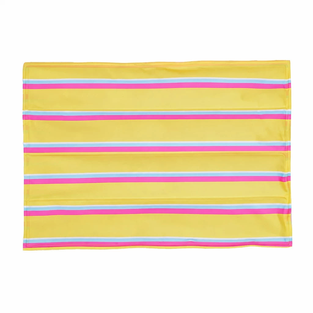 Striped Gel Pet Mat for Dogs and Cats