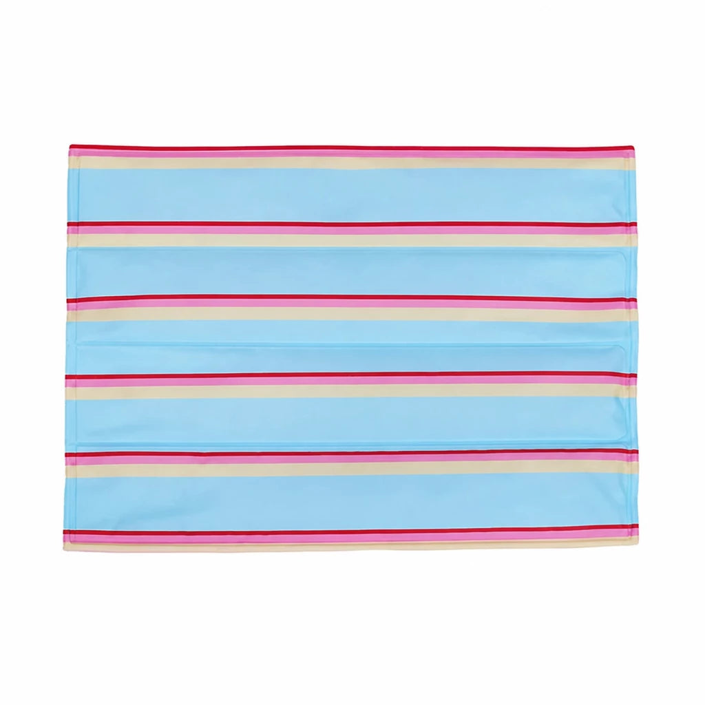 Striped Gel Pet Mat for Dogs and Cats