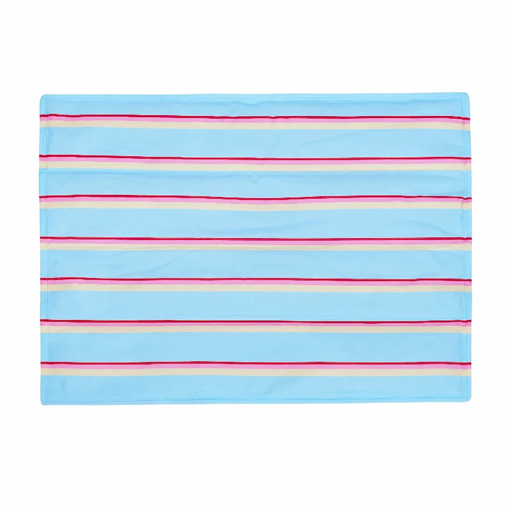 Striped Gel Pet Mat for Dogs and Cats