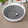 Cat Bed with Built-In Scratching Pad