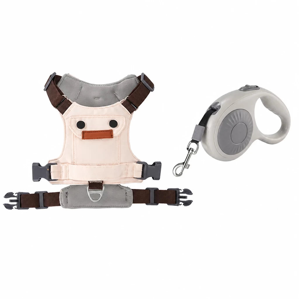 Adjustable Vest-Style Dog Harness with Leash for Walks