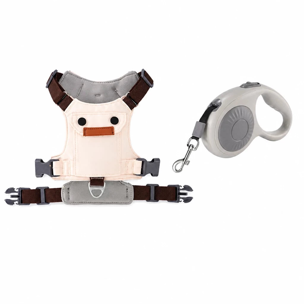 Adjustable Vest-Style Dog Harness with Leash for Walks