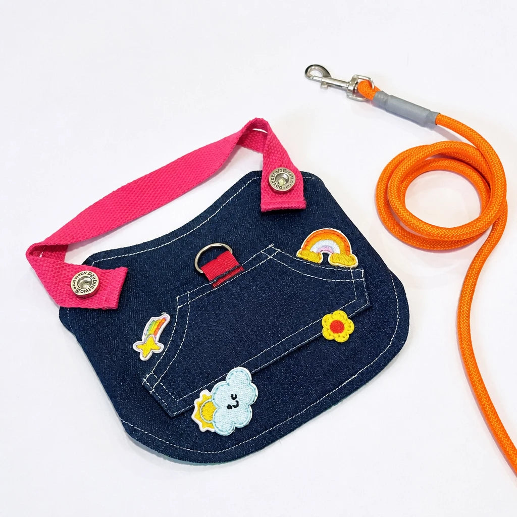 Nylon Pet Harness with Optional Leash
