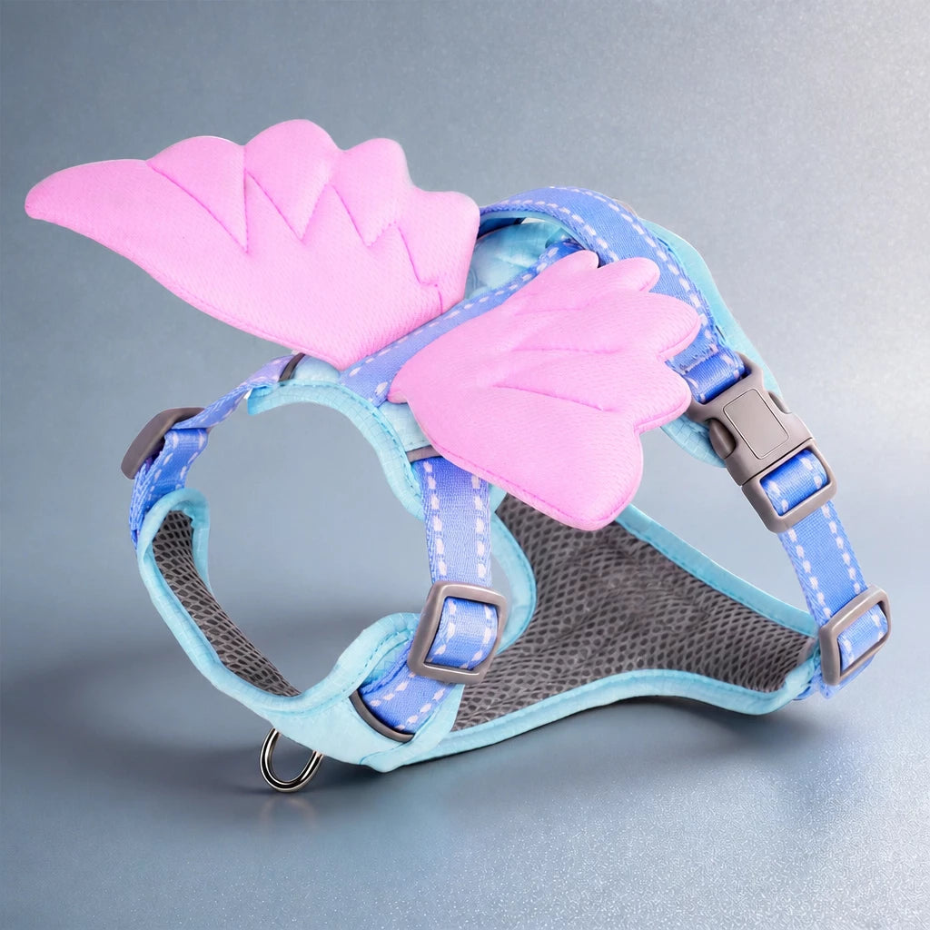 Wing-Detail Nylon Dog Harness