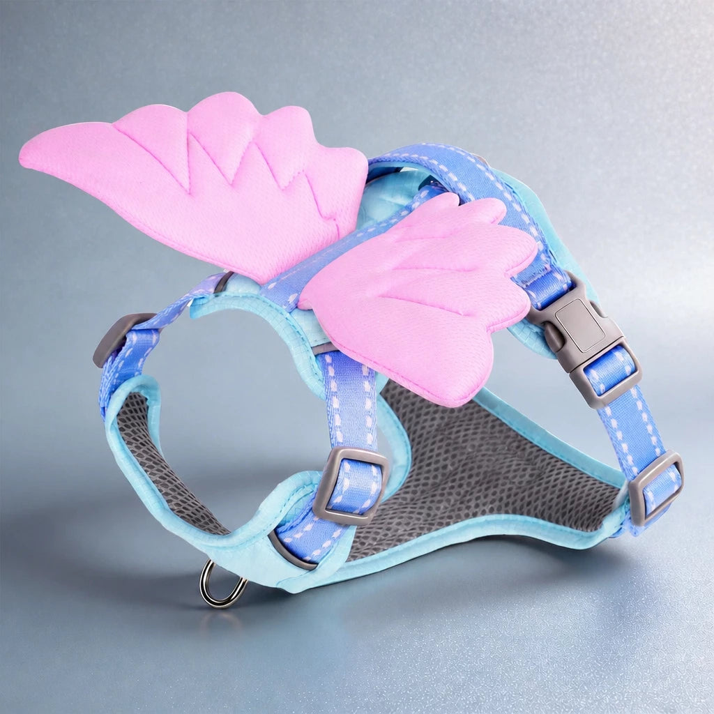 Wing-Detail Nylon Dog Harness