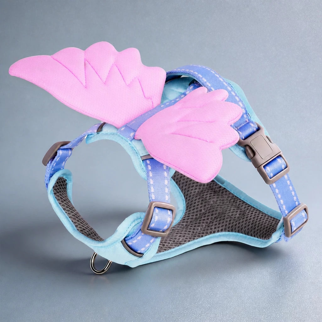 Wing-Detail Nylon Dog Harness