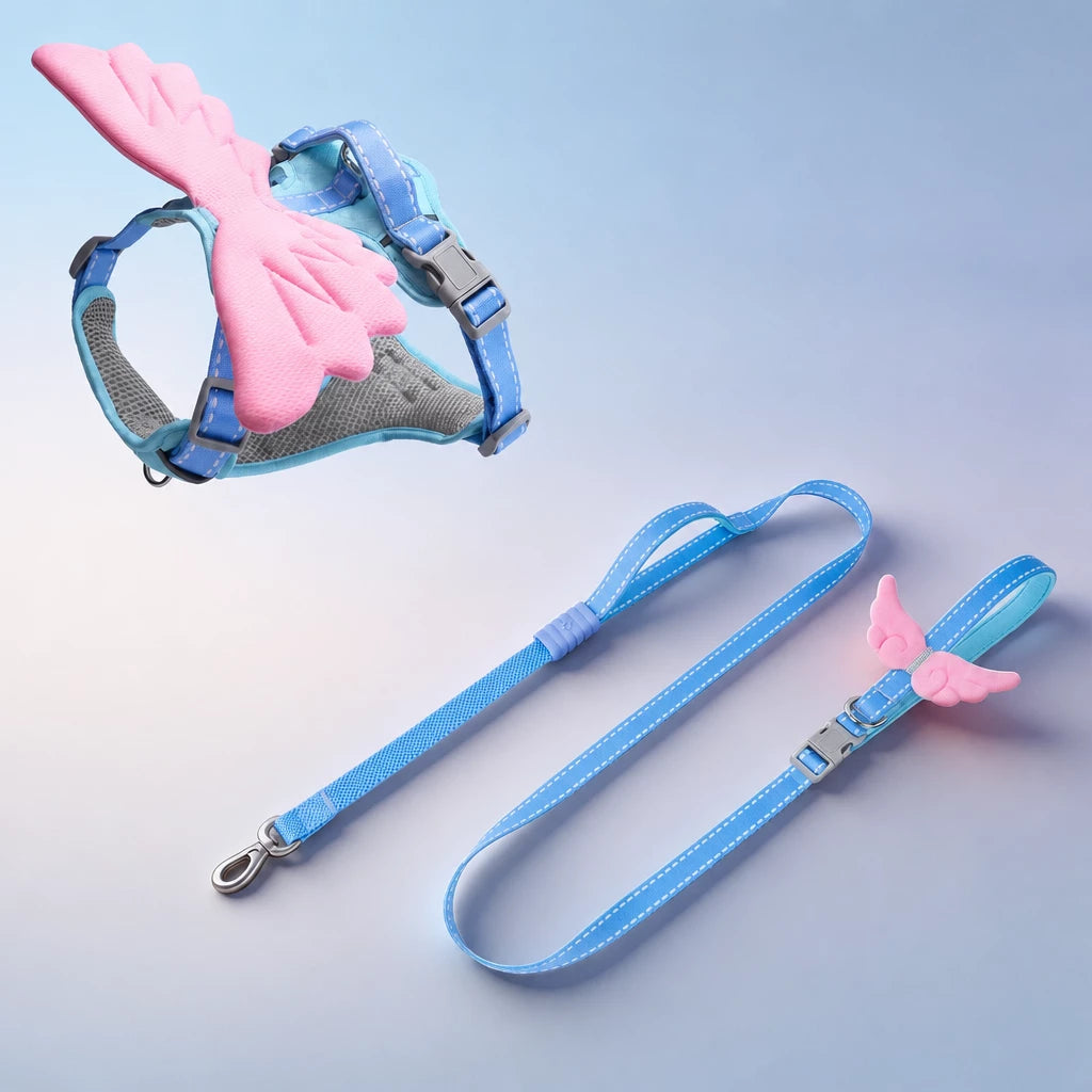 Wing-Detail Nylon Dog Harness