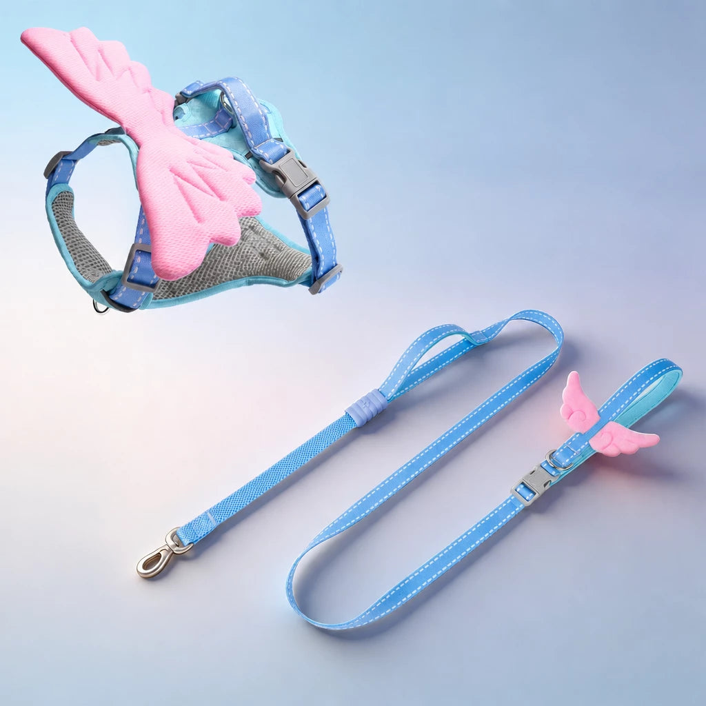 Wing-Detail Nylon Dog Harness