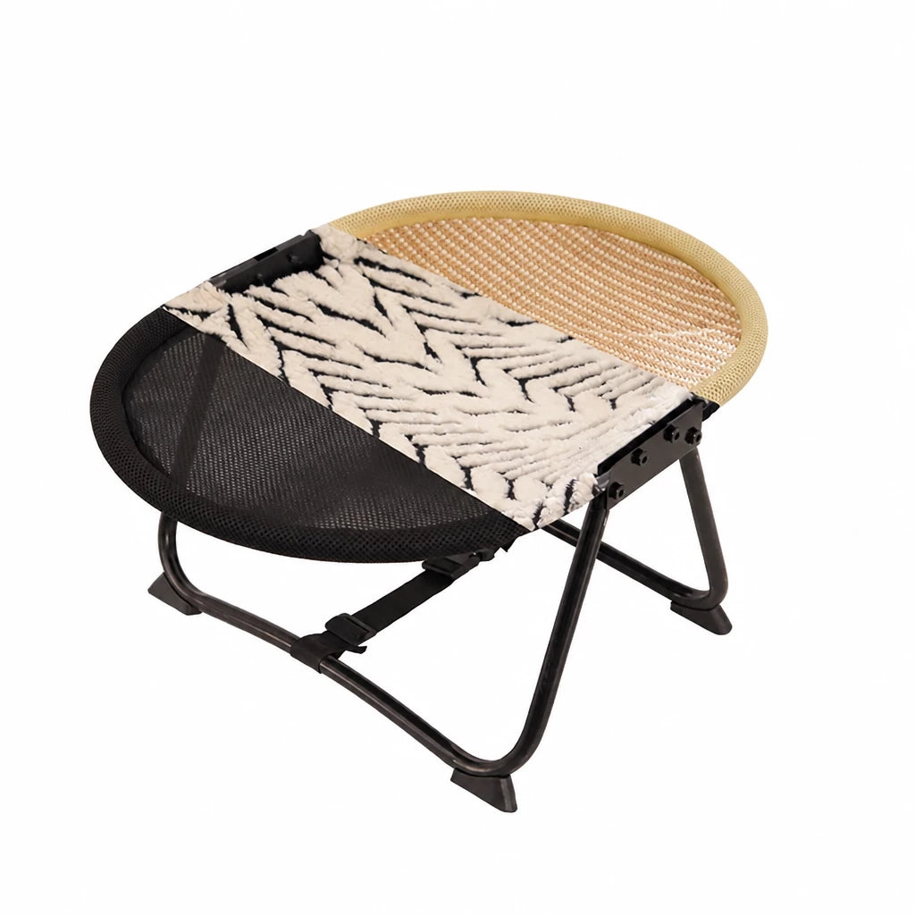 Foldable Elevated Pet Cot for Cats & Dogs