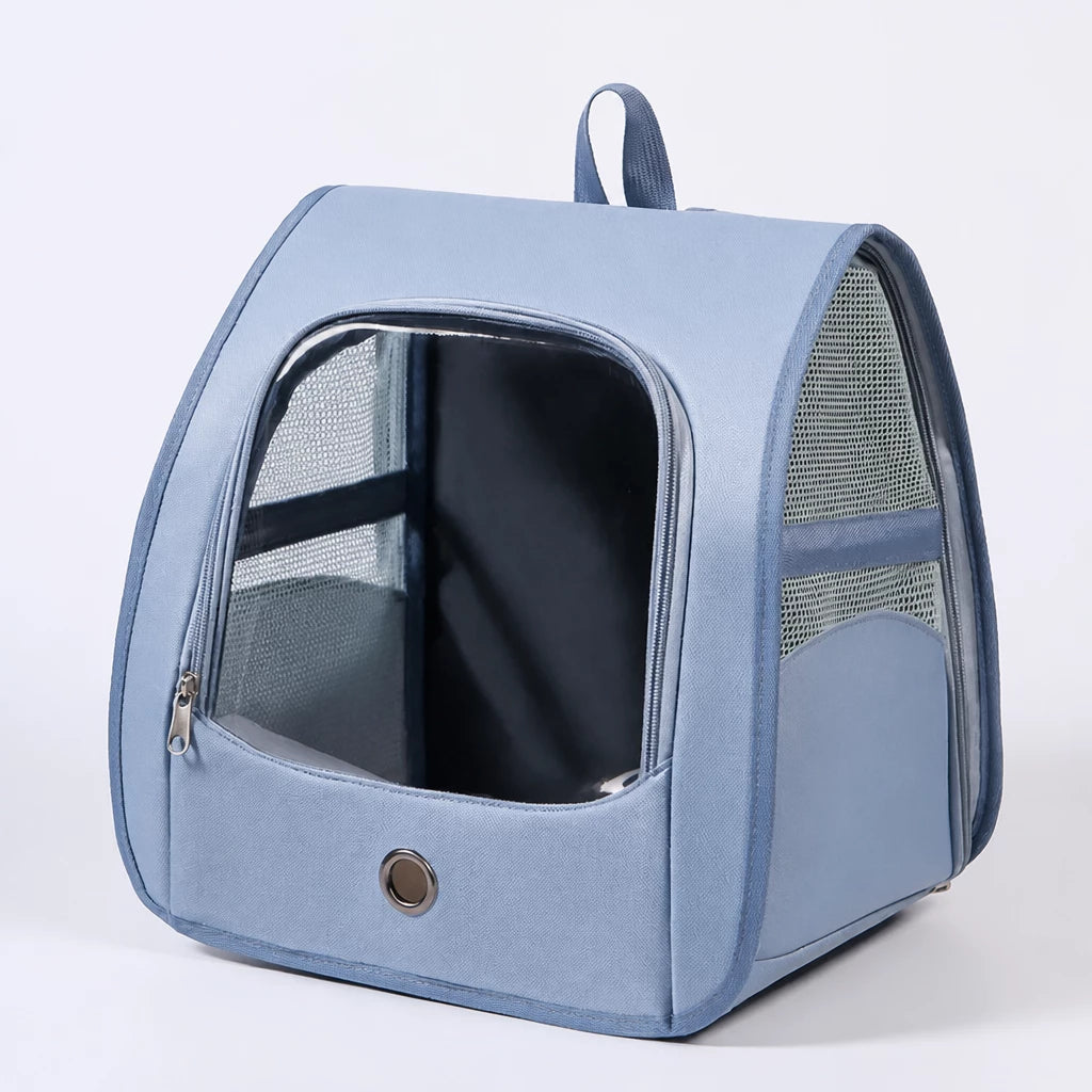 Pet Backpack Carrier with Panoramic Window for Cats & Small Dogs