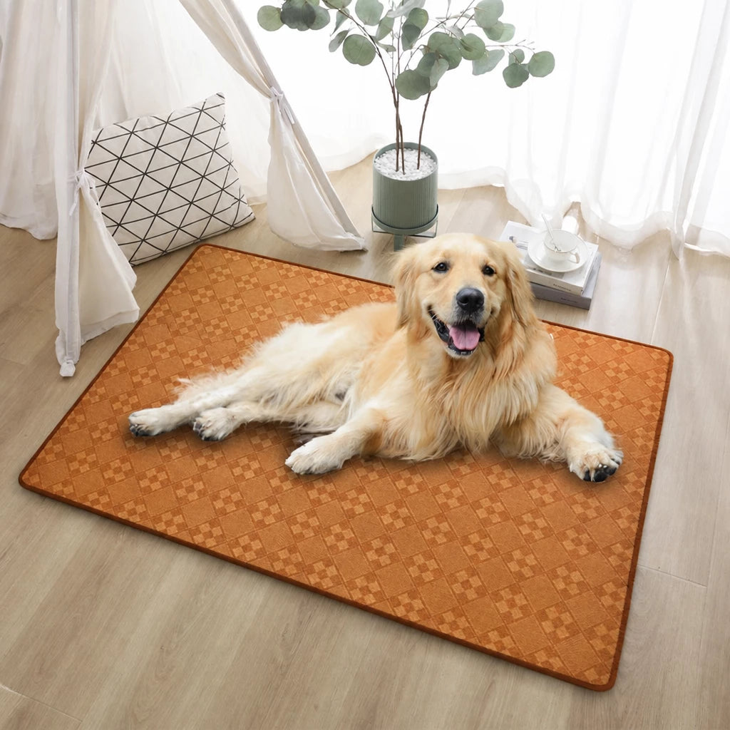 Woven Rattan Pet Mat for Cats and Dogs