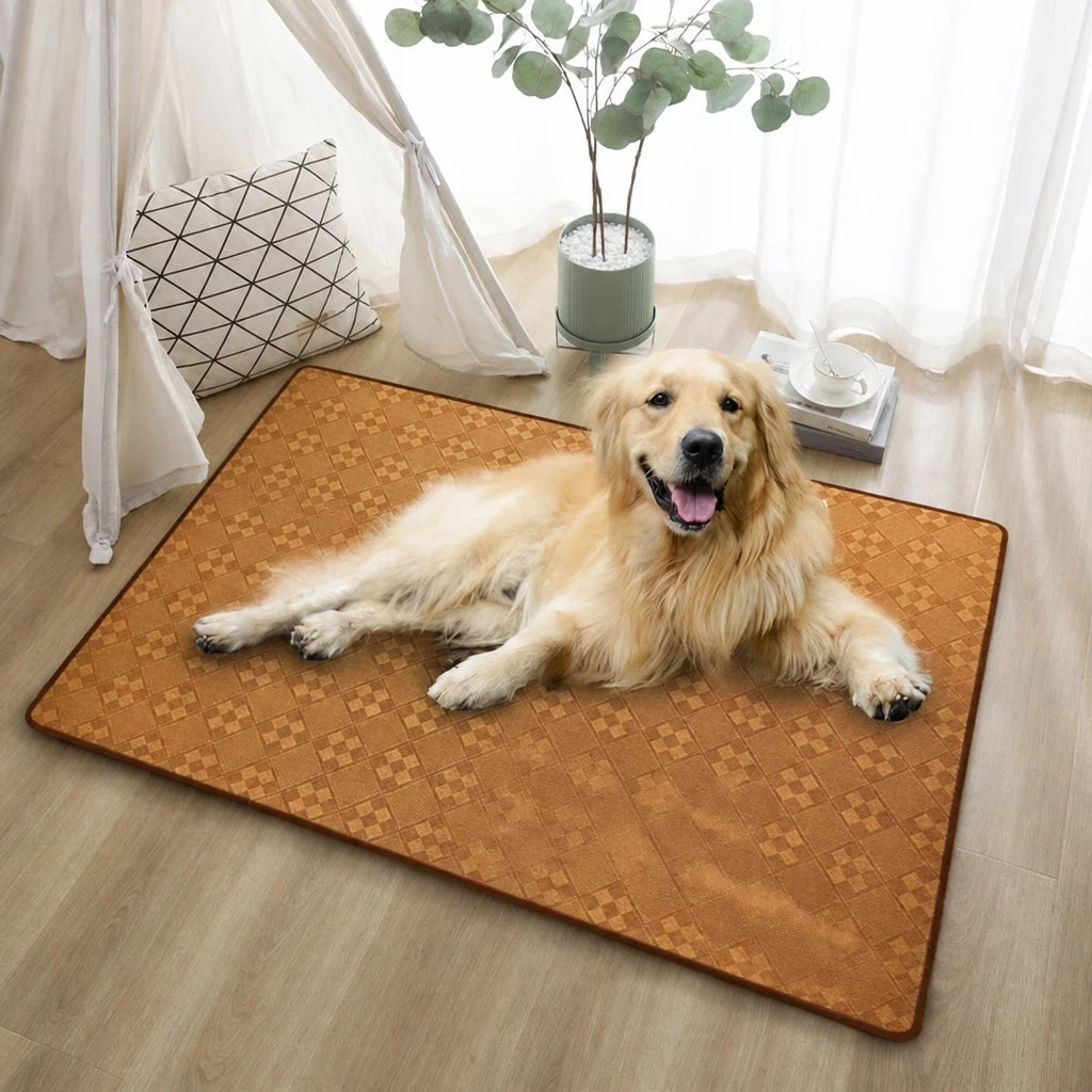 Woven Rattan Pet Mat for Cats and Dogs