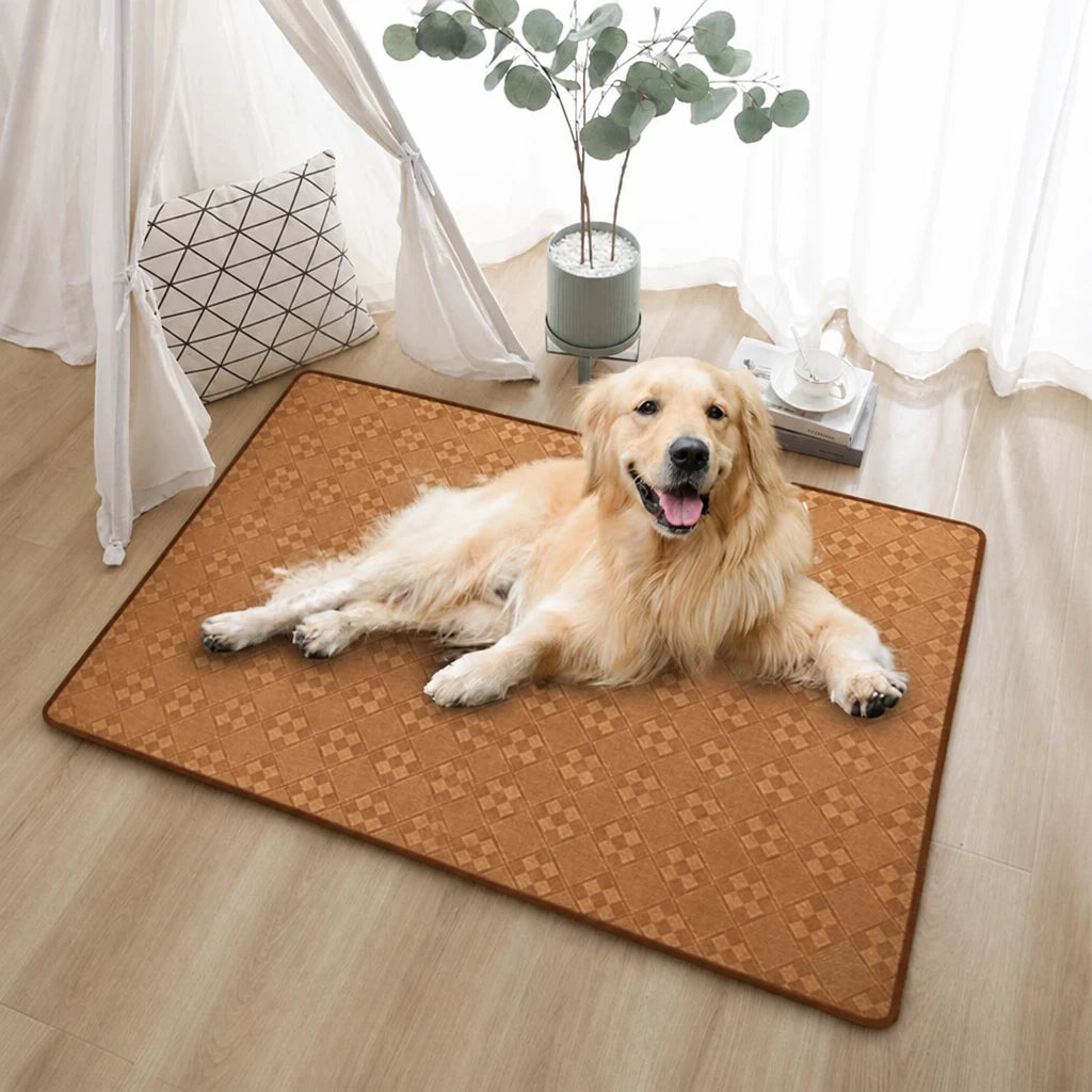 Woven Rattan Pet Mat for Cats and Dogs
