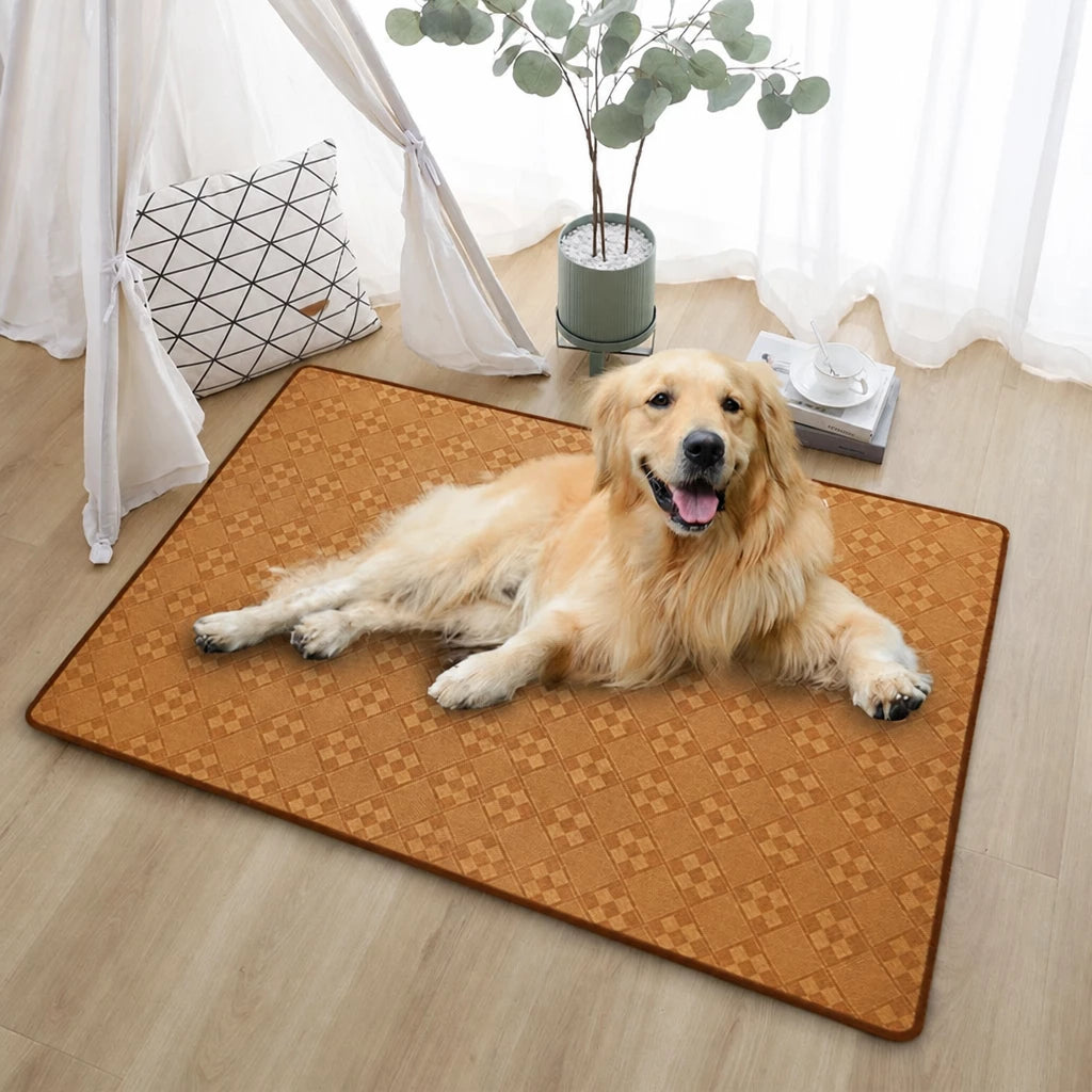 Woven Rattan Pet Mat for Cats and Dogs