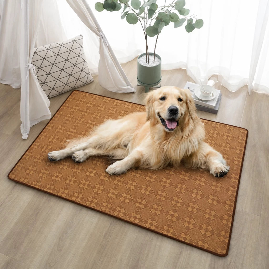Woven Rattan Pet Mat for Cats and Dogs