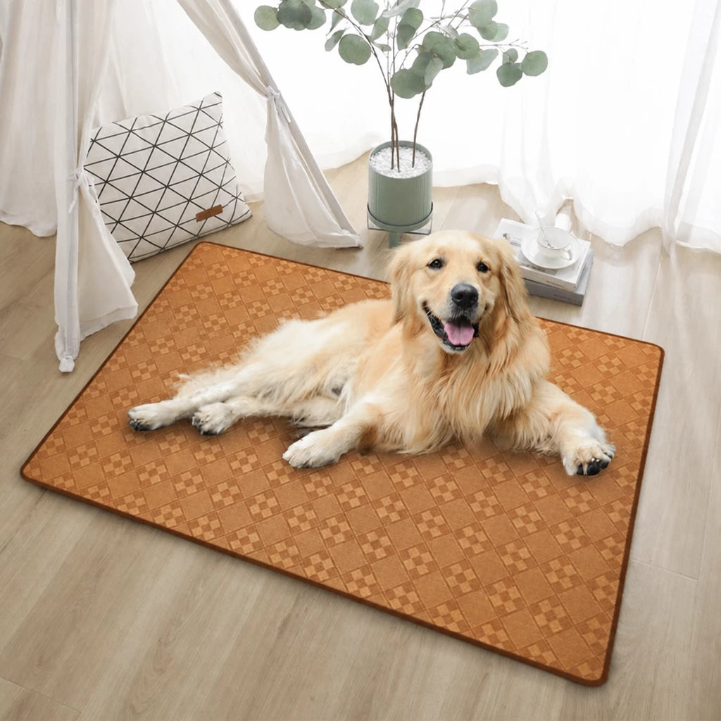 Woven Rattan Pet Mat for Cats and Dogs