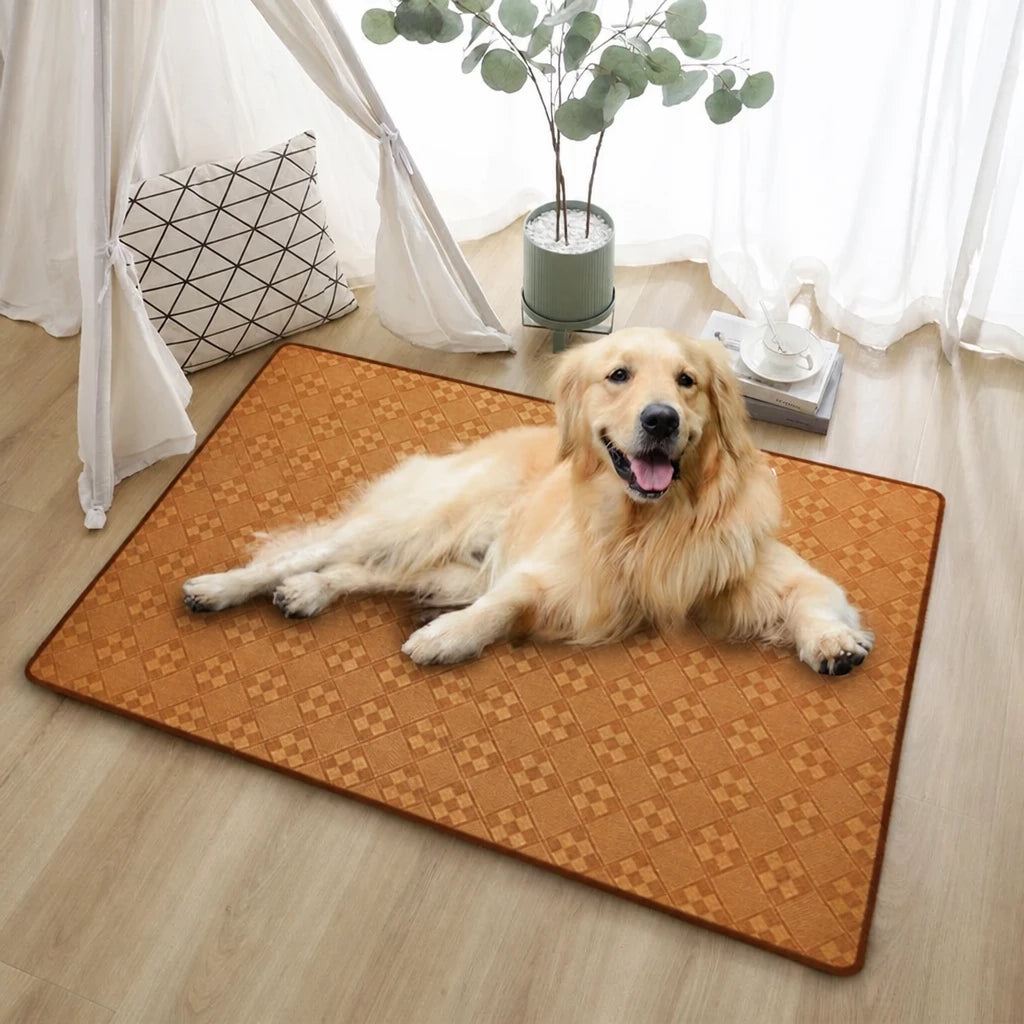 Woven Rattan Pet Mat for Cats and Dogs