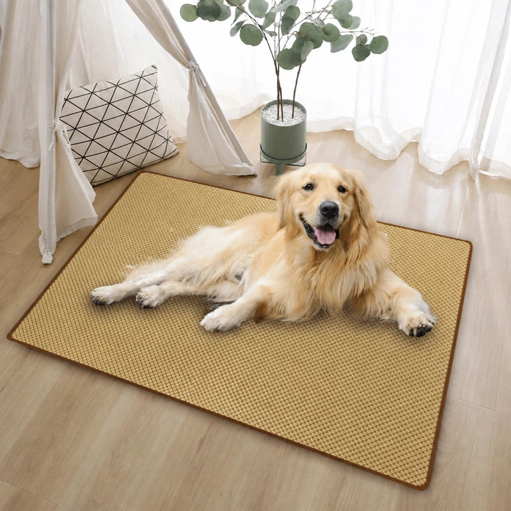 Woven Rattan Pet Mat for Cats and Dogs