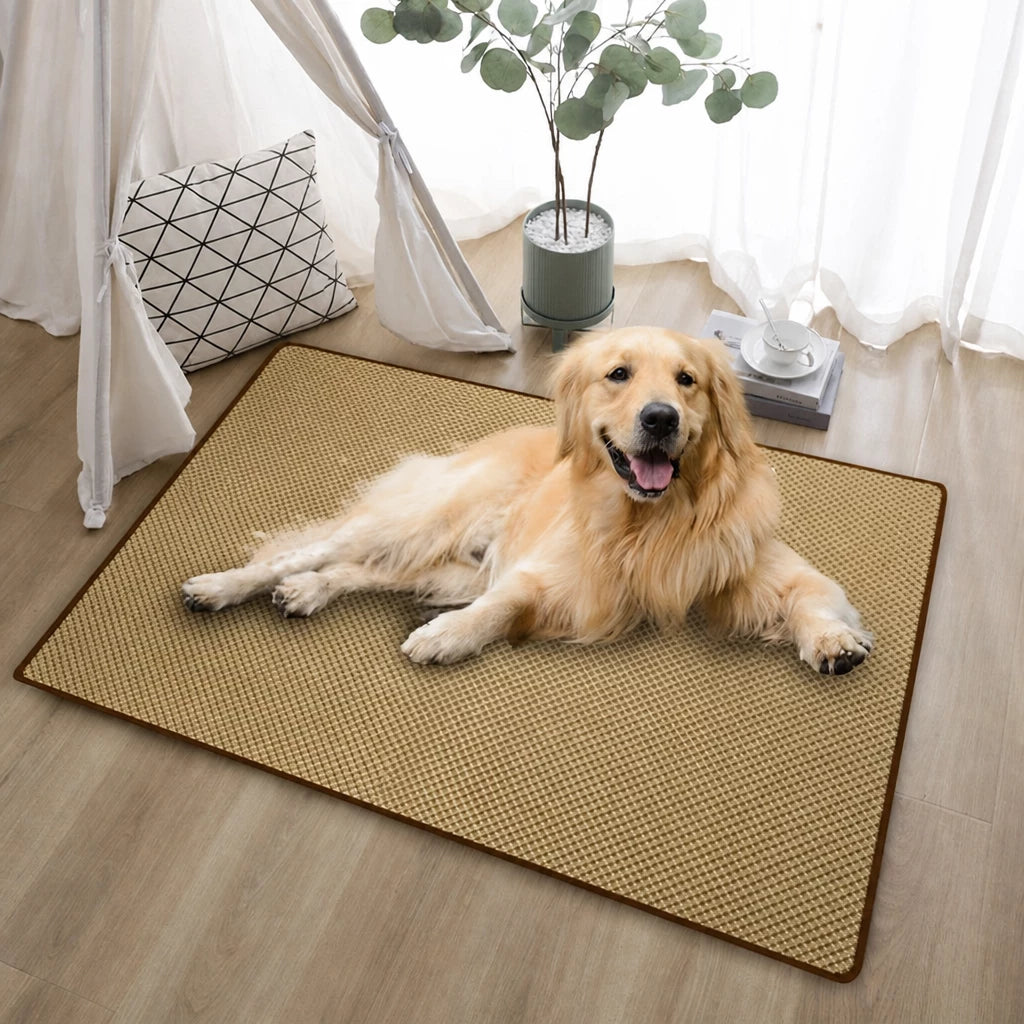 Woven Rattan Pet Mat for Cats and Dogs