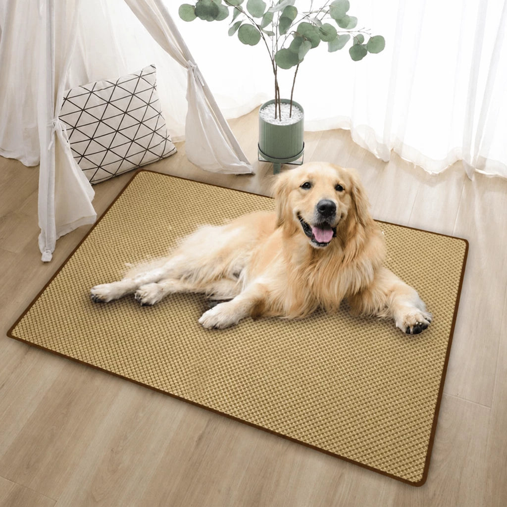Woven Rattan Pet Mat for Cats and Dogs