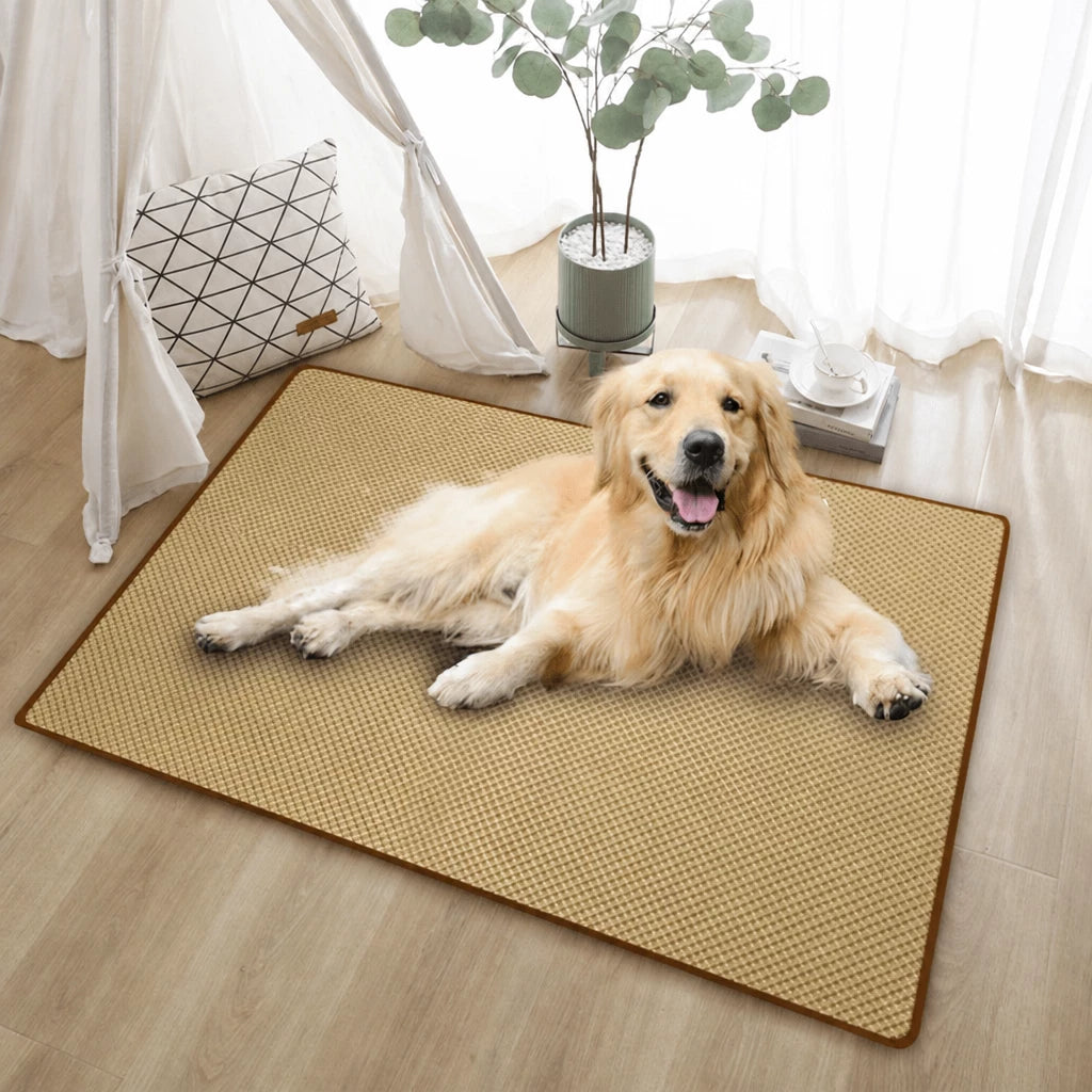 Woven Rattan Pet Mat for Cats and Dogs