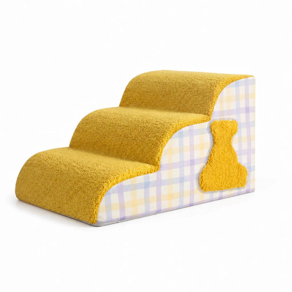 Foam Pet Stairs for Dogs and Cats, 3–5 Steps
