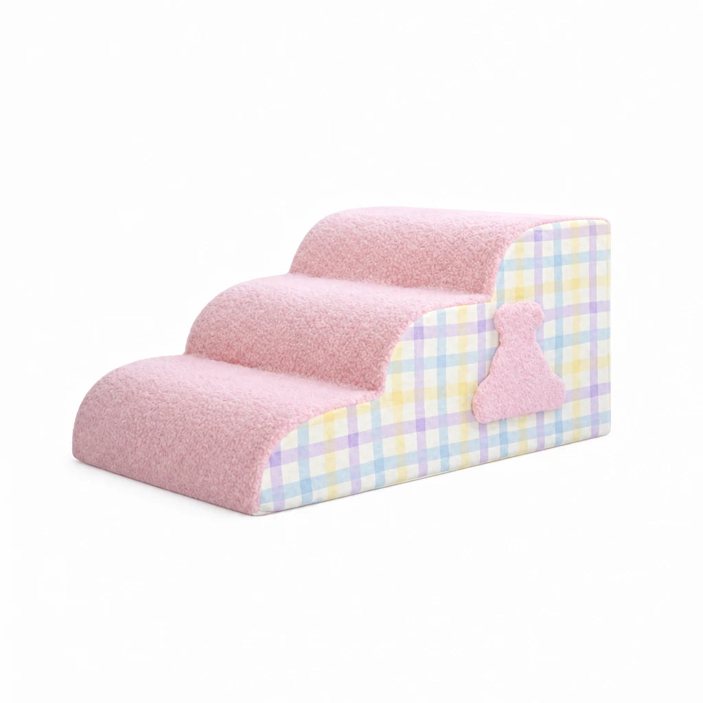 Foam Pet Stairs for Dogs and Cats, 3–5 Steps