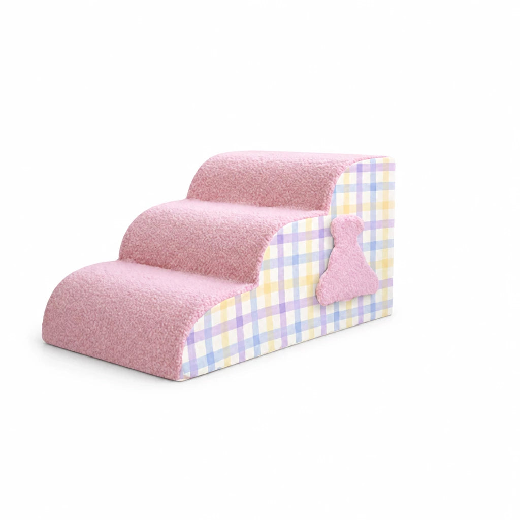 Foam Pet Stairs for Dogs and Cats, 3–5 Steps
