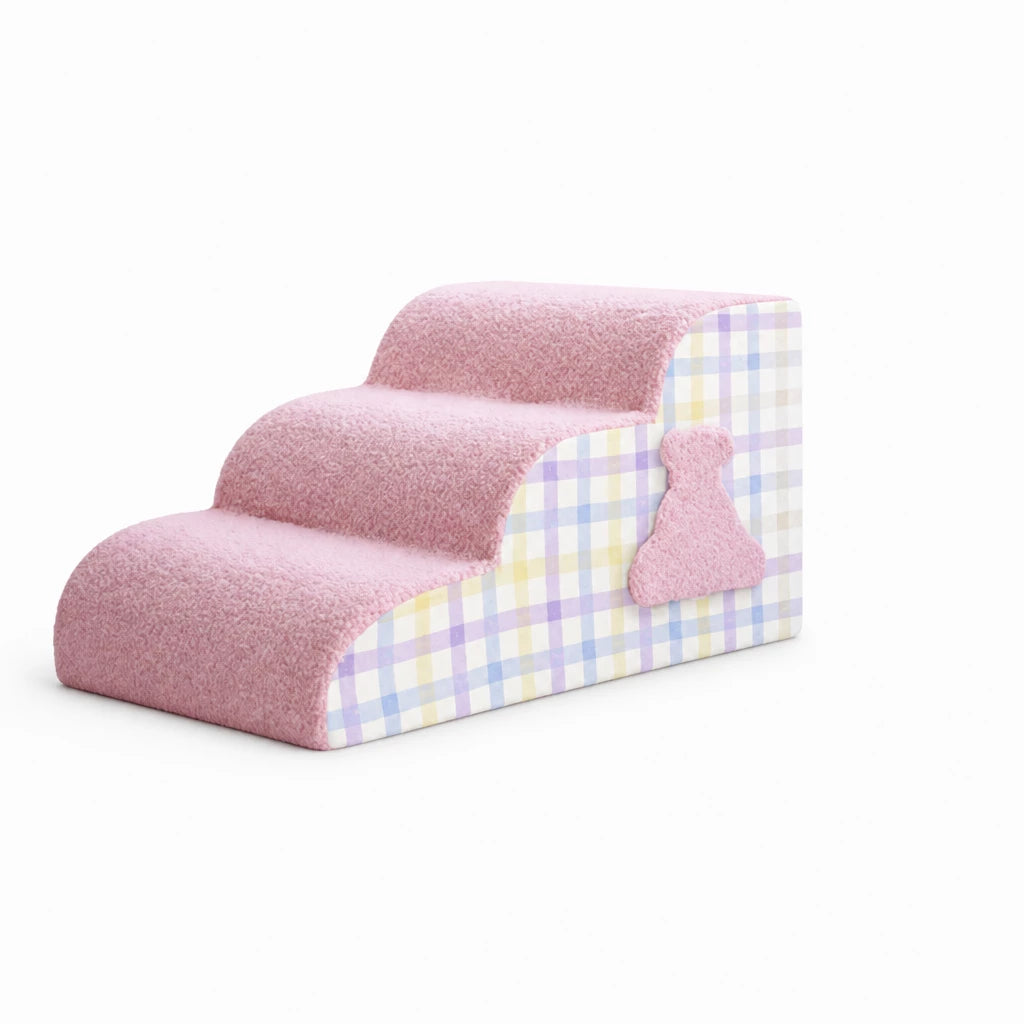 Foam Pet Stairs for Dogs and Cats, 3–5 Steps