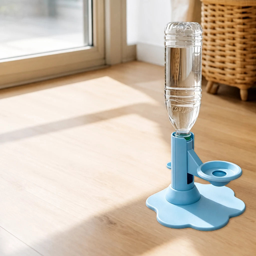 Adjustable-Height Pet Water Dispenser for Cats
