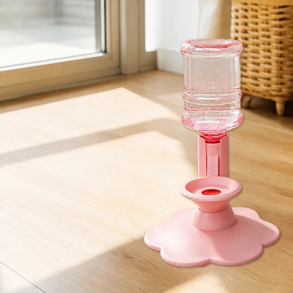 Adjustable-Height Pet Water Dispenser for Cats