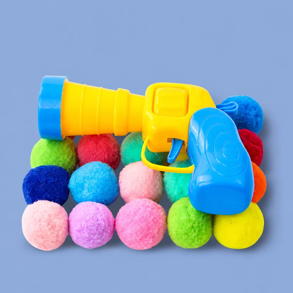 Cat Toy Ball Launcher for Plush and EVA Balls