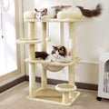 Compact Cat Tree with Space Capsule Hideaway and Perch