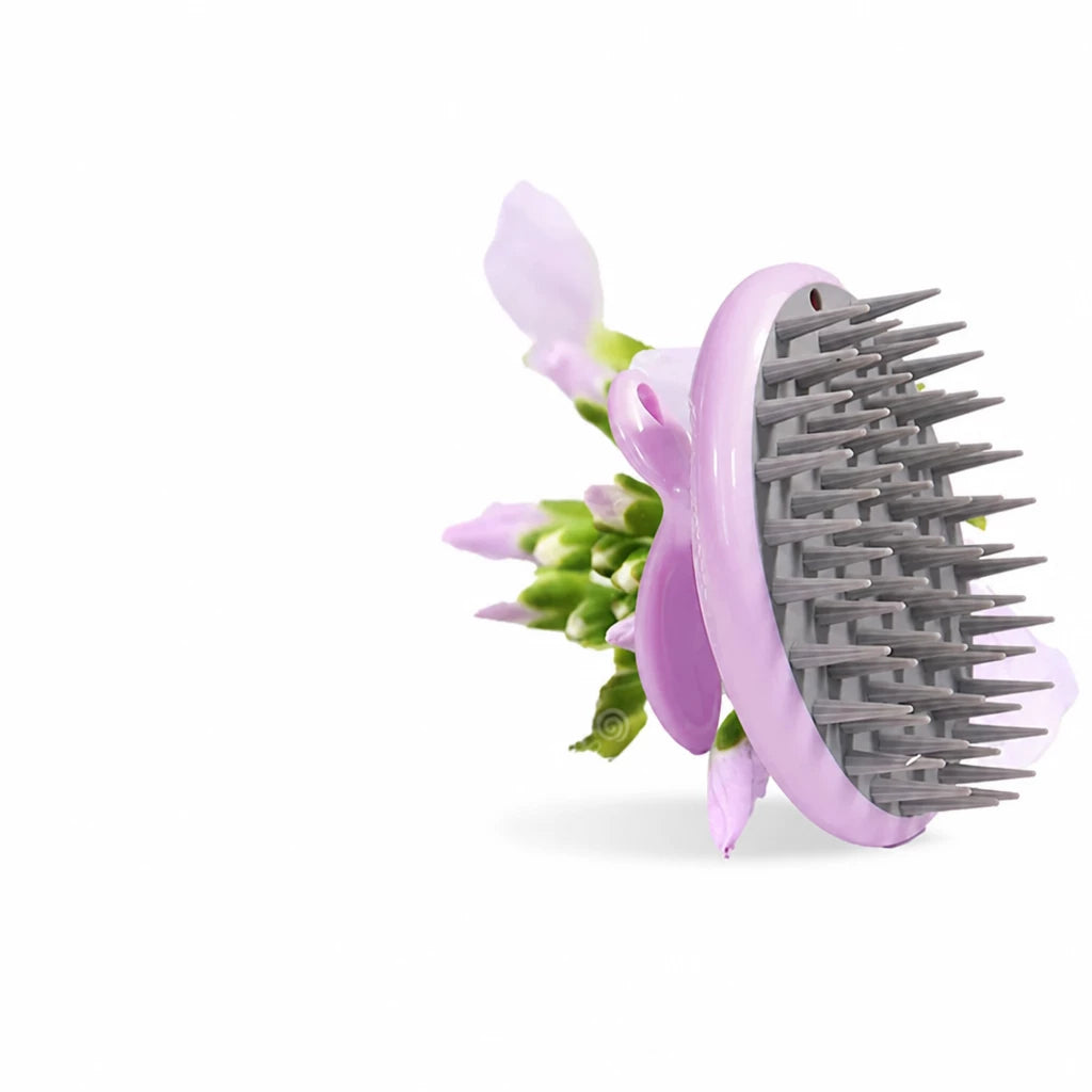 Dog & Cat Bath Brush for Grooming and Loose Hair Removal