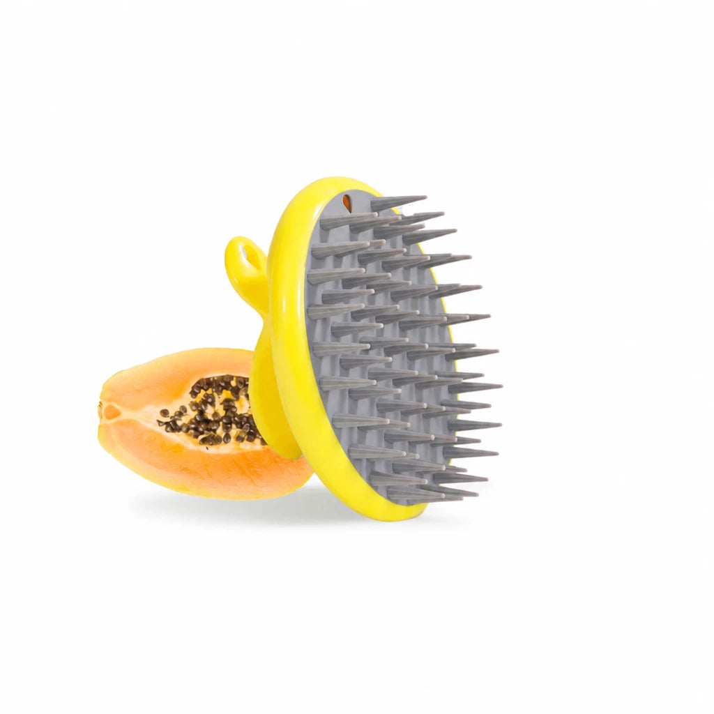 Dog & Cat Bath Brush for Grooming and Loose Hair Removal