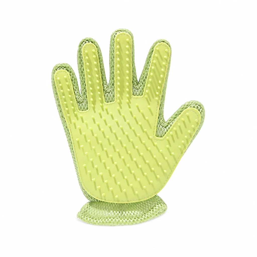 Double-Sided Cat Grooming Glove for Loose Fur
