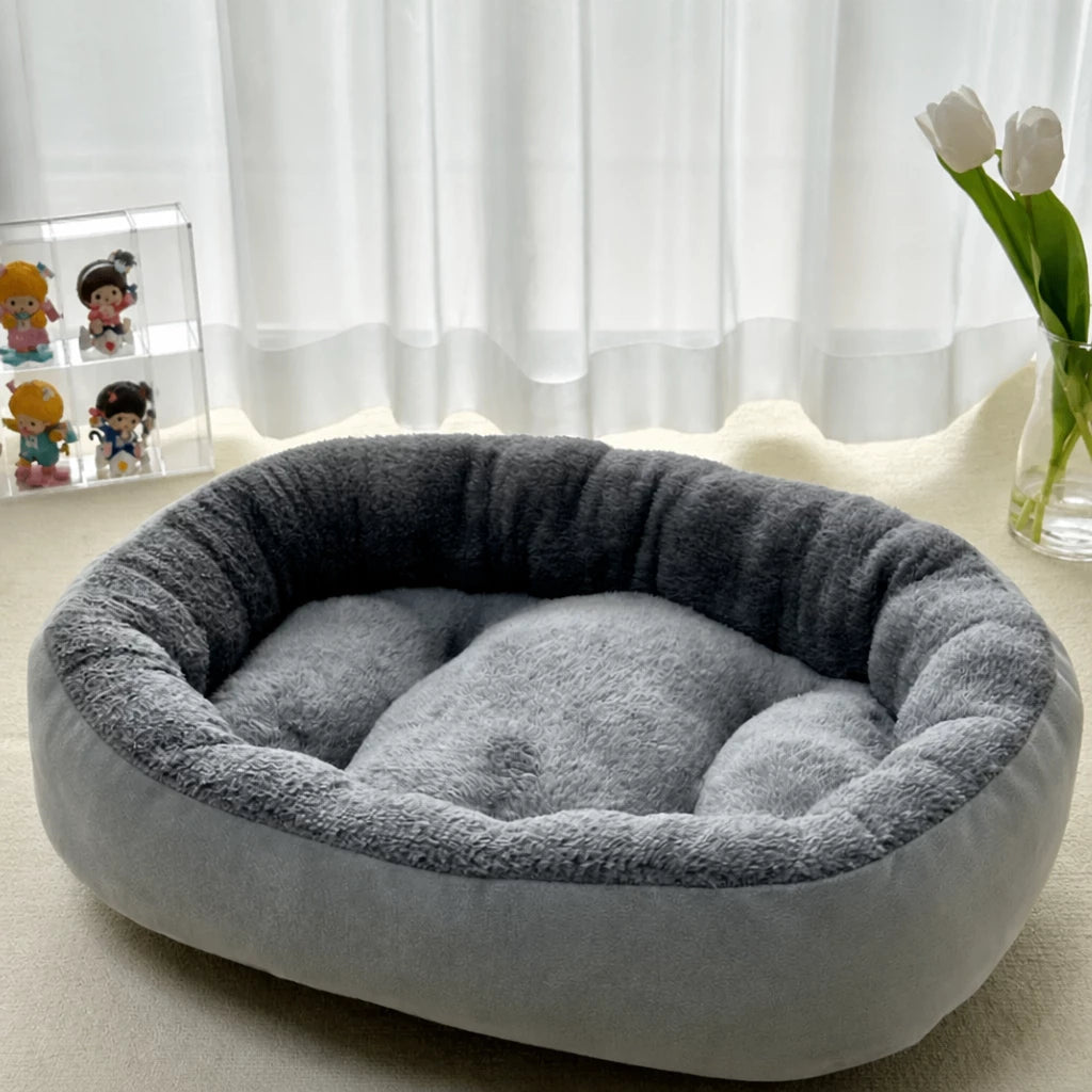 All-Season Dog & Cat Bed with Removable, Washable Cover