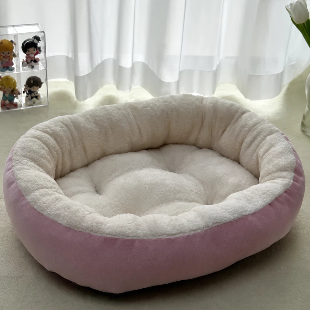 All-Season Dog & Cat Bed with Removable, Washable Cover
