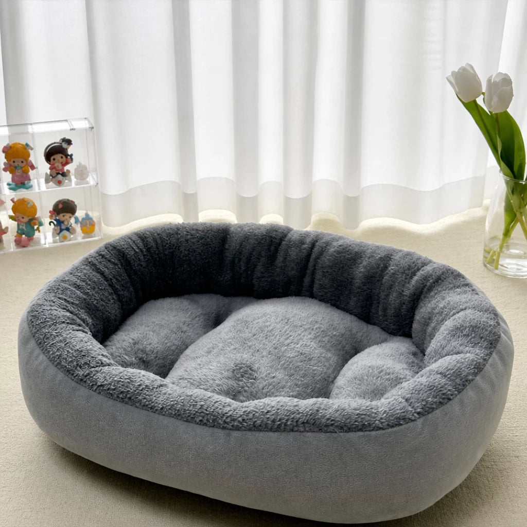 All-Season Dog & Cat Bed with Removable, Washable Cover