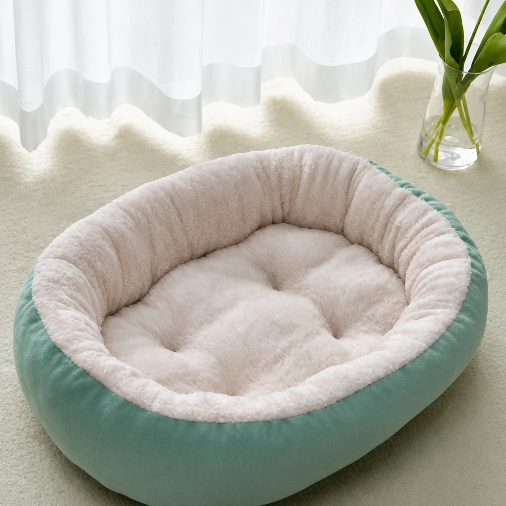 All-Season Dog & Cat Bed with Removable, Washable Cover